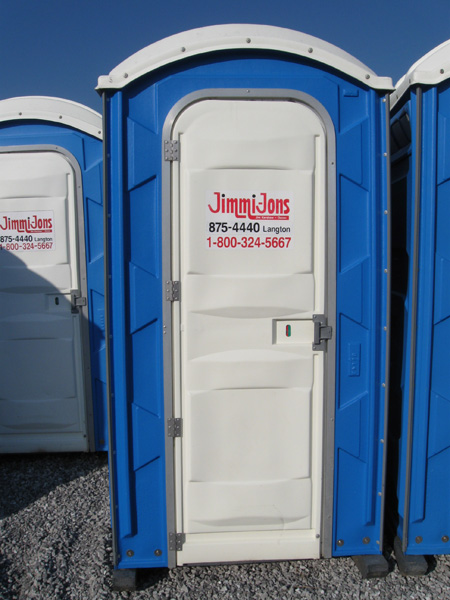 portable toilet rental unit