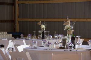 wedding food setup