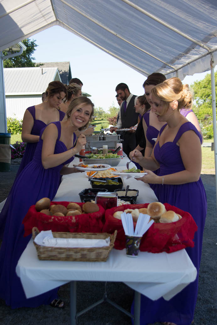 Outdoor wedding in Woodstock On